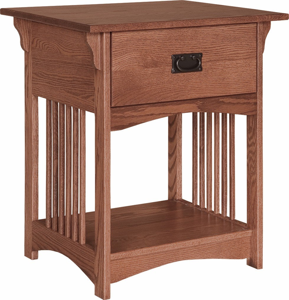 【受注生産品】ミッション ナイトスタンド1引出し