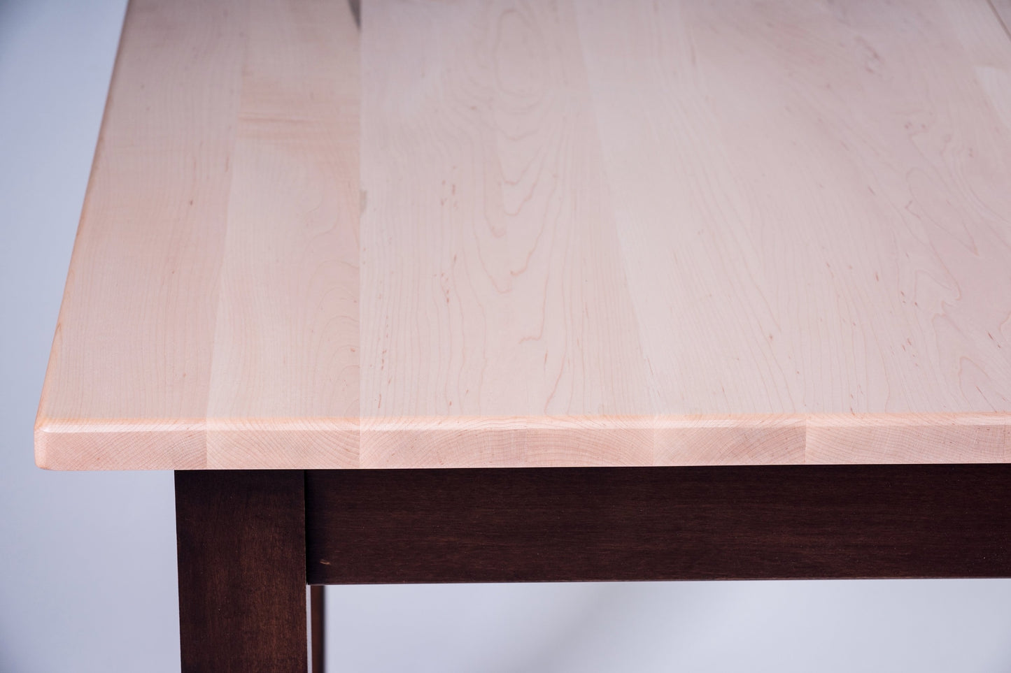 [In-store stock] Custom dining table Natural &amp; Coffee