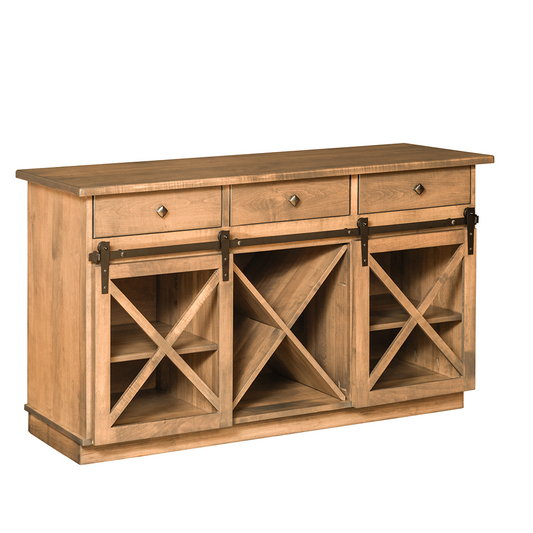 [Made to order] Crossway Server Sideboard with Glass Sliding Door